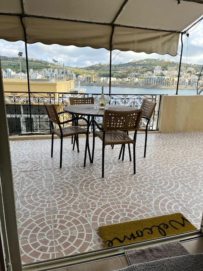 Groundfloor Apartment By The Sea, Fabulous Views San Pawl il-Baħar Eksteriør billede