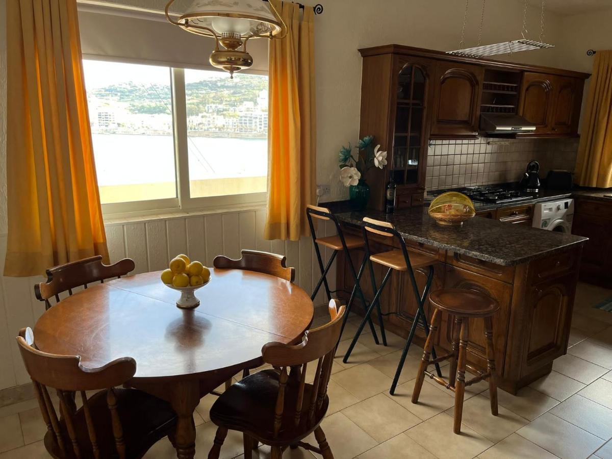 Groundfloor Apartment By The Sea, Fabulous Views San Pawl il-Baħar Eksteriør billede